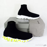 Bale*ciaga Speed Graffiti Trainers Black Fluo - Photo 2