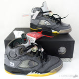 Off-White x Air Jordan 5 Retro Black [Premium Batch] - Photo 3
