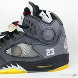 Off-White x Air Jordan 5 Retro Black [Premium Batch] - Photo 8