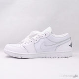 Air Jordan 1 Low White Black Logo - Photo 3
