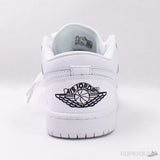 Air Jordan 1 Low White Black Logo - Photo 4