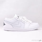 Air Jordan 1 Low White Black Logo - Photo 1