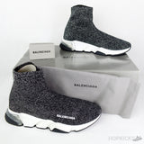 Bale*ciaga Speed Clear Sole Black Silver [Premium Quality] - Photo 2