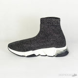 Bale*ciaga Speed Clear Sole Black Silver [Premium Quality] - Photo 3