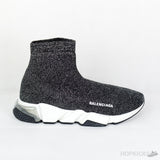 Bale*ciaga Speed Clear Sole Black Silver [Premium Quality] - Photo 1
