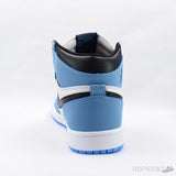 Air Jordan 1 Hi White University Blue Black - Photo 4