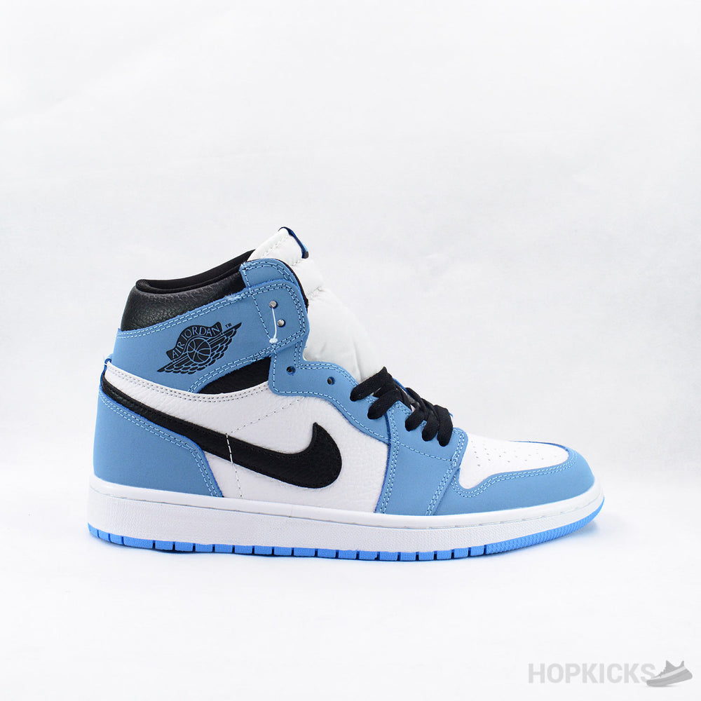 Air Jordan 1 Hi White University Blue Black