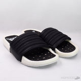 Adilette Boost Slides Black White - Photo 1