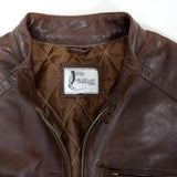 CDL Tobacco Brown Leather Jacket - Photo 7