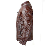 CDL Tobacco Brown Leather Jacket - Photo 3