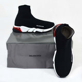 Balenciaga Speed Clear Sole Black Red [Premium Quality] - Photo 1