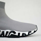 Balenciaga Speed Graffiti Trainers Grey - Photo 7