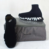 Balenciaga Speed Graffiti Trainers Black - Photo 2