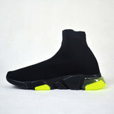Balenciaga Speed Clear Sole Black Yellow Fluo [Premium Quality] - Photo 3