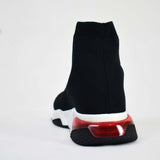 Balenciaga Speed Clear Sole Black Red [Premium Quality] - Photo 4