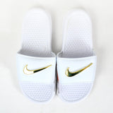 Benassi Swoosh Gold White [Economy Version] - Photo 2