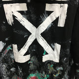 OFF WHITE C/O Virgil Abloh Firework Arrows Galaxy Pullover Hoodies - Photo 7