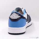 Travis Scott X FRAG X Air Jordan 1 low UNC - Photo 5