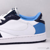 Travis Scott X FRAG X Air Jordan 1 low UNC - Photo 7