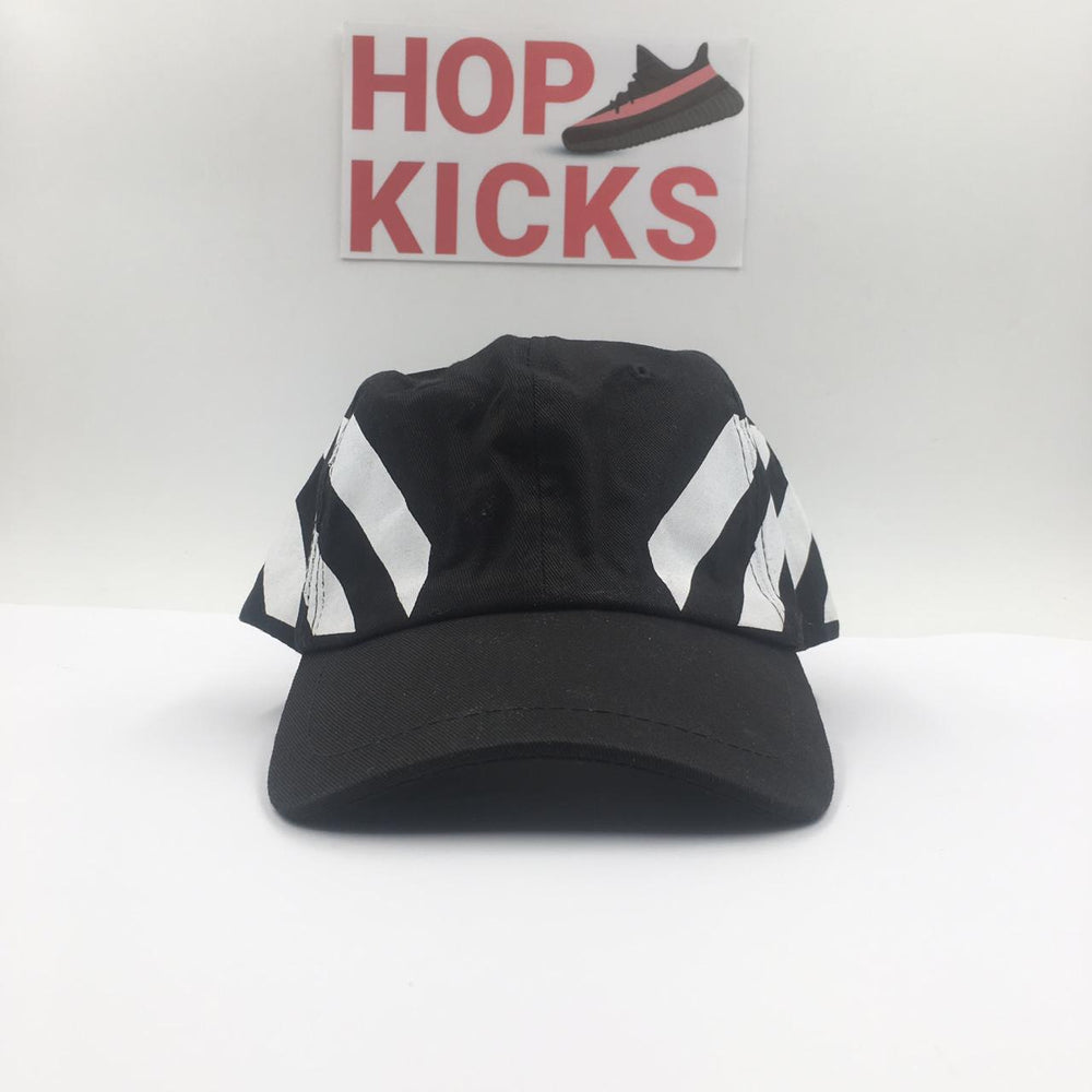 Off-White Black Striped Baseball Cap