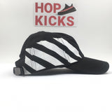 Off-White Black Striped Baseball Cap - Photo 3