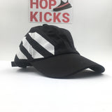 Off-White Black Striped Baseball Cap - Photo 4