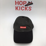 Supreme Black Gray Red Box Logo Cap - Photo 2