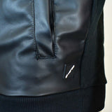 Diverse Leather Jacket Black - Photo 7