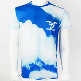 LV Cloud Print Tee - Photo 1