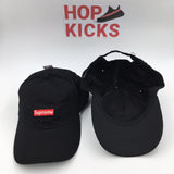 Supreme Black Red Box Logo Cap - Photo 1