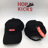 Supreme Black Red Box Logo Cap - Photo 5