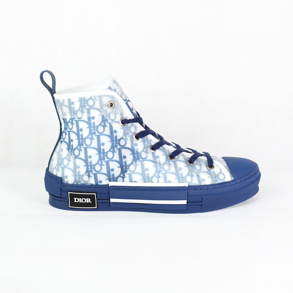 D*r Oblique Hi Navy Blue White