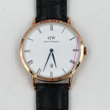 Daniel Wellington Black Leather Black Watch - Photo 3