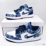 Air Jordan 1 Low Washed Denim - Photo 2