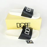 Dope Black White Slides - Photo 1