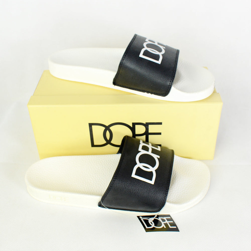 Dope Black White Slides