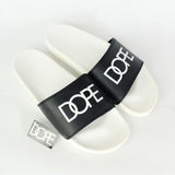 Dope Black White Slides - Photo 2