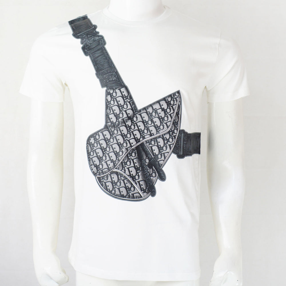 D*r Saddle Bag Tee White