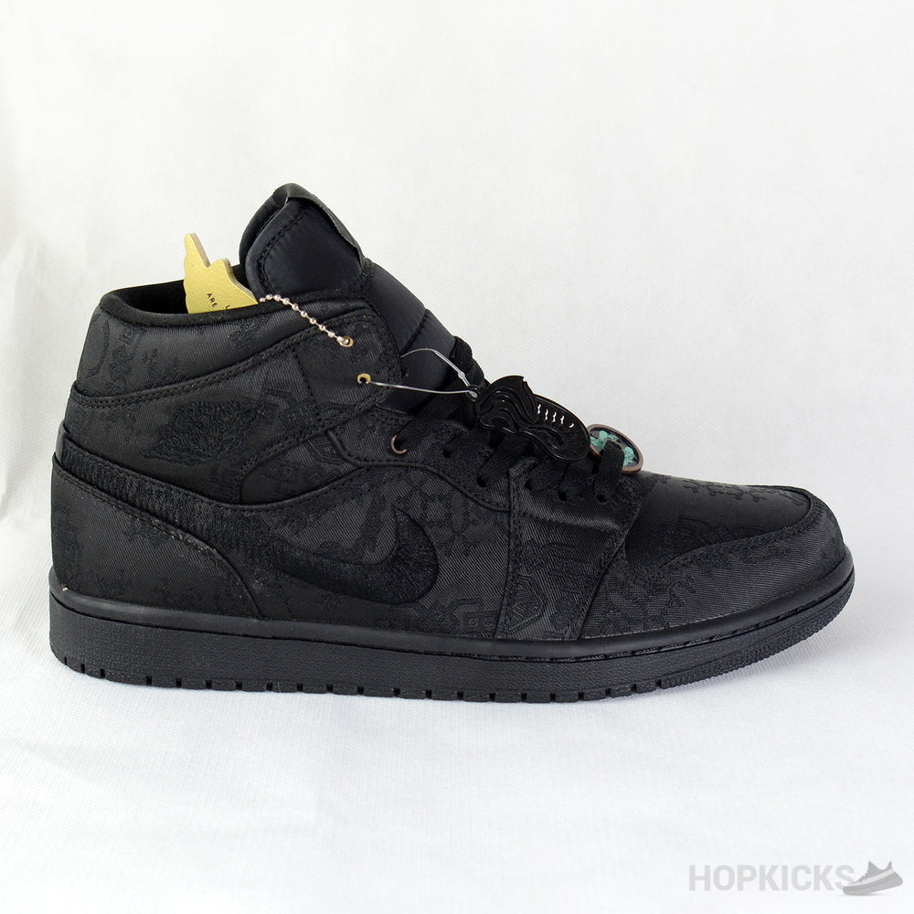 CLOT X Dover Street x Air Jordan 1 Black
