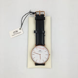 Daniel Wellington Black Leather Golden Watch - Photo 8