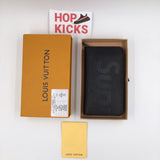 Supreme x LV Brazza Wallet Black - Photo 2