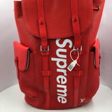 Louis Vuitton x Supreme Christopher Backpack RED [ DOT PERFECT VERSION ] - Photo 2