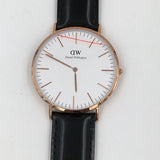 Daniel Wellington Black Leather Golden Watch - Photo 3