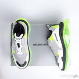 Bale*ciaga Triple S Lime Sole White and Green with Air Cushion - Photo 3