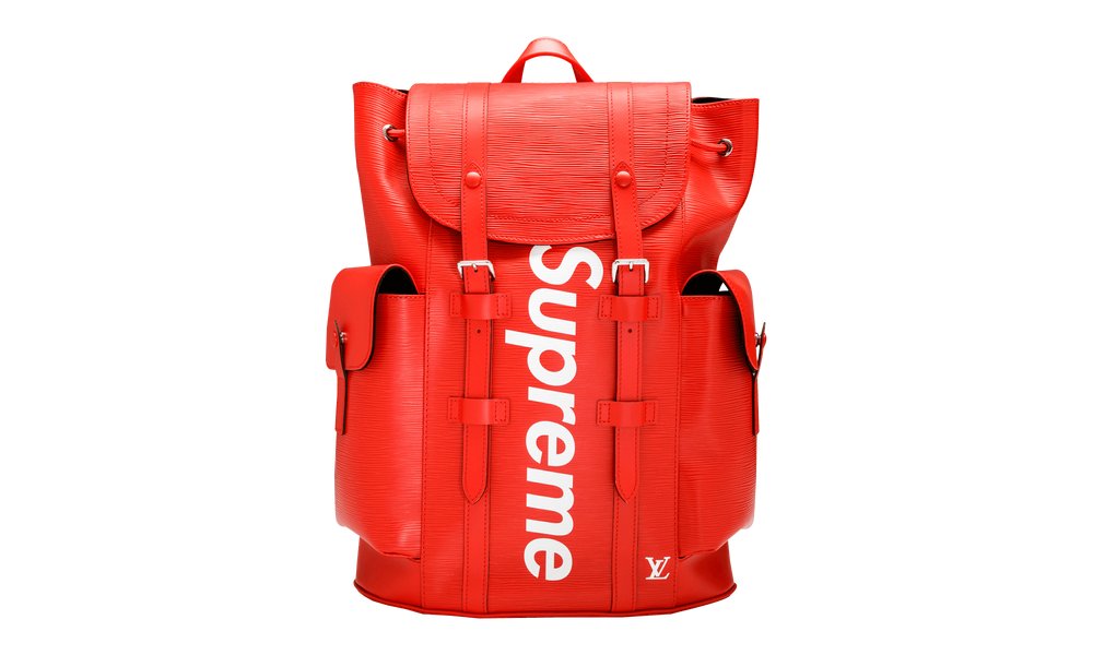Louis Vuitton x Supreme Christopher Backpack RED [ DOT PERFECT VERSION ]