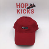 Supreme Red Black box Logo Cap - Photo 5