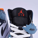 Facetasm X Air Jordan 1 Mid Fearless Blue - Photo 8