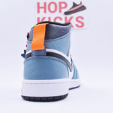 Facetasm X Air Jordan 1 Mid Fearless Blue - Photo 5