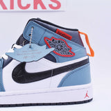 Facetasm X Air Jordan 1 Mid Fearless Blue - Photo 7