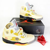 Off-White X Air Jordan 5 Fire Red [Premium Batch] - Photo 1